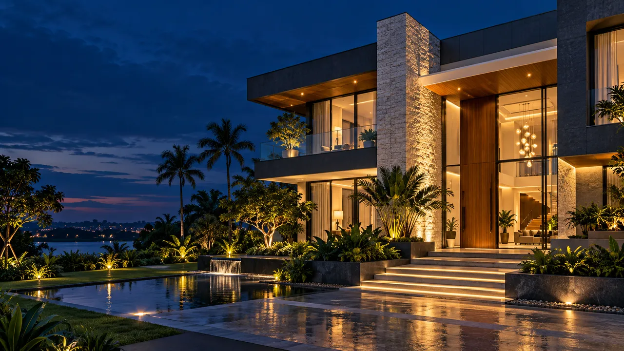 The tropical residence